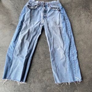 B sides lasso ( reworked vintage Levi’s)